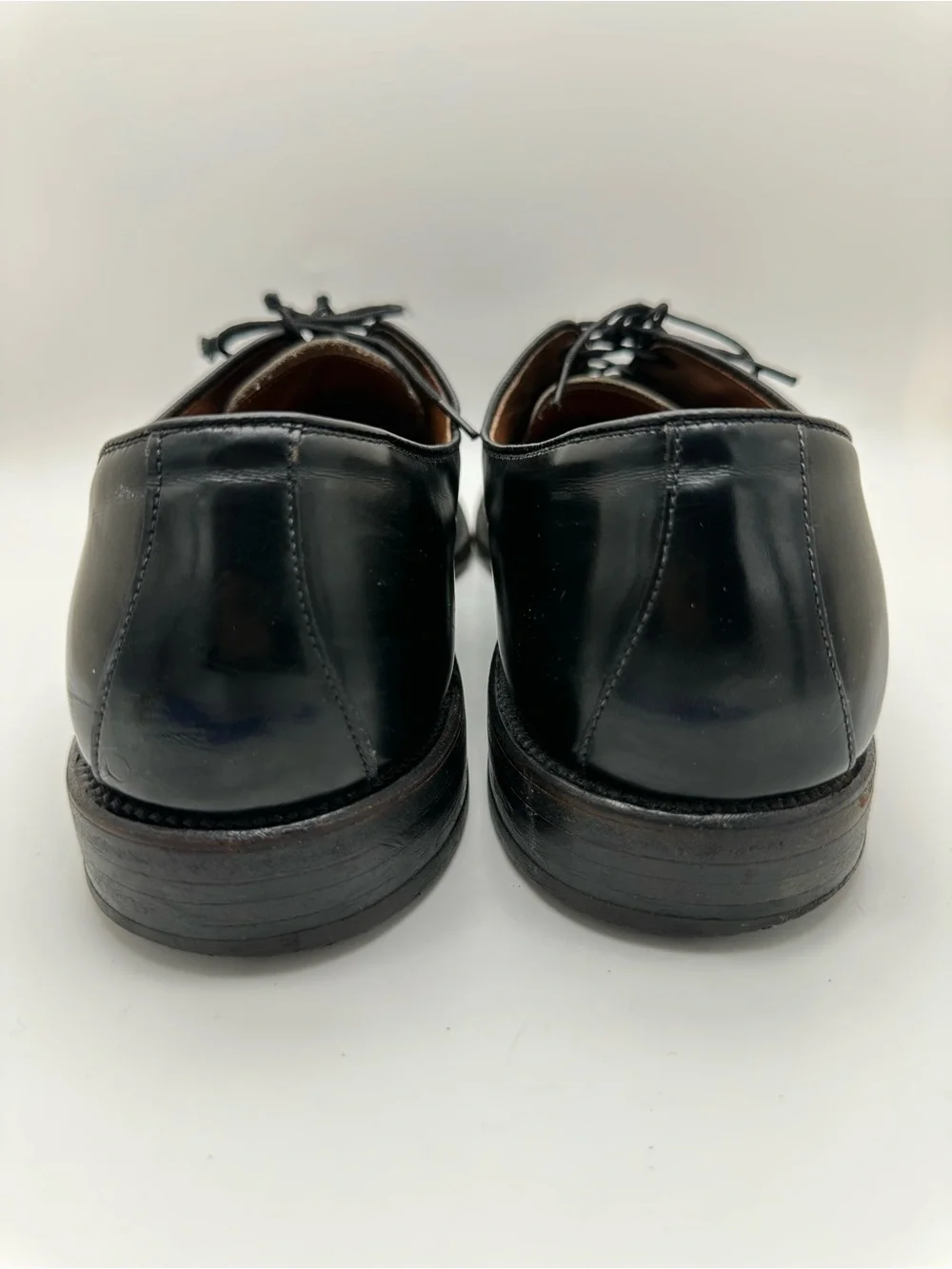 Allen Edmonds 7304 Classic Men’s Black Leather Cap-Toe Oxford Lace-Up Shoes 11.5